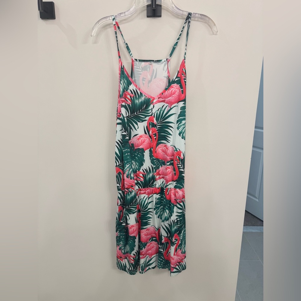 Tropical Flamingo Romper